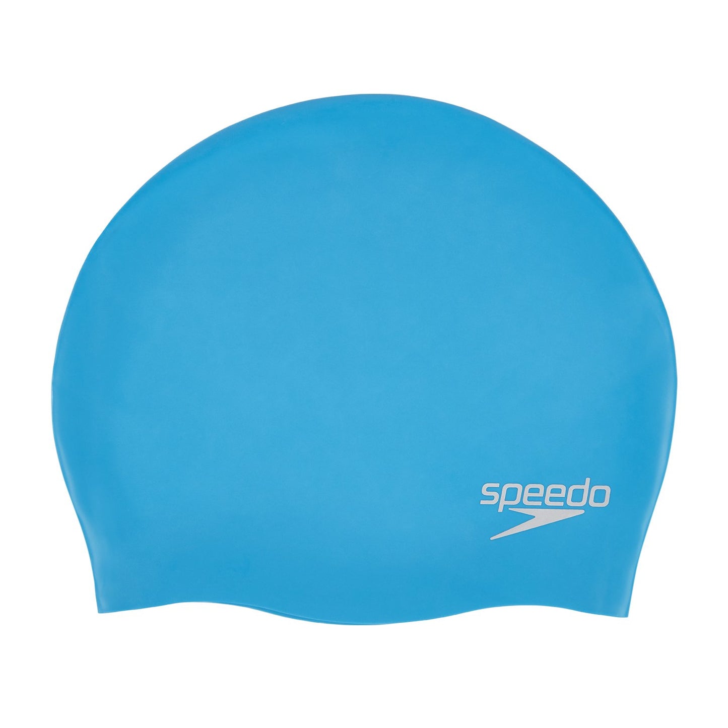 Speedo Plain Moulded Silicone Swimming Cap, Free Size (Blue) - Best Price online Prokicksports.com