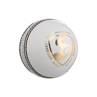 SG Shield 20 Cricket Leather Ball for Adult , White - 1PC - Best Price online Prokicksports.com