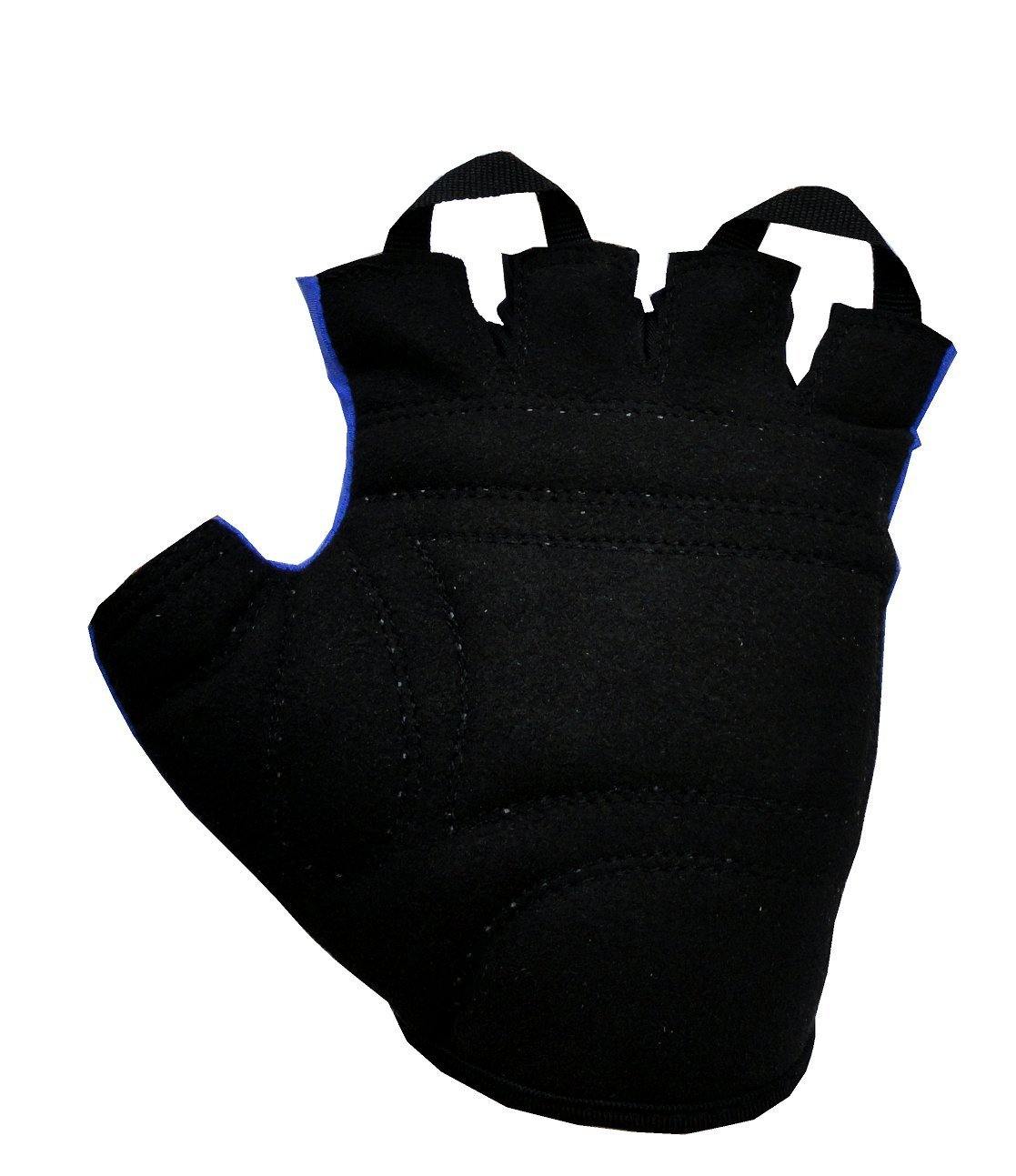 Kobo Leather Fitness Gloves Blue - Best Price online Prokicksports.com