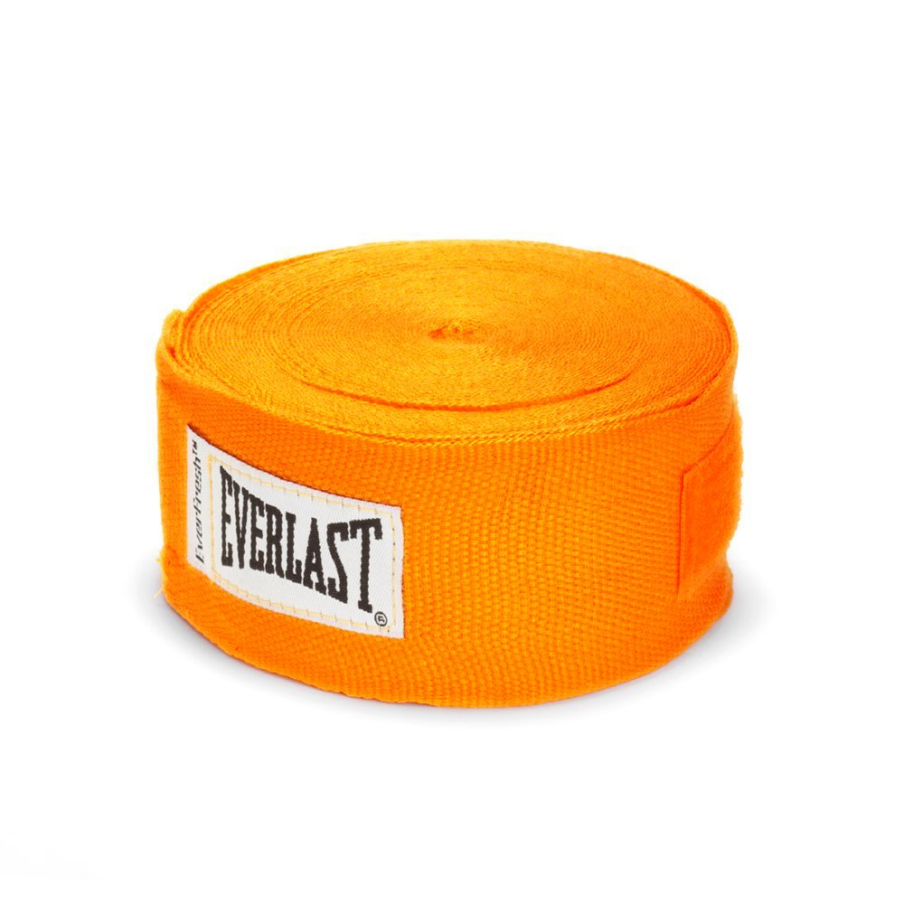 Everlast 4455ORN Hand Wrap, 2x108-inch (Orange) - Best Price online Prokicksports.com