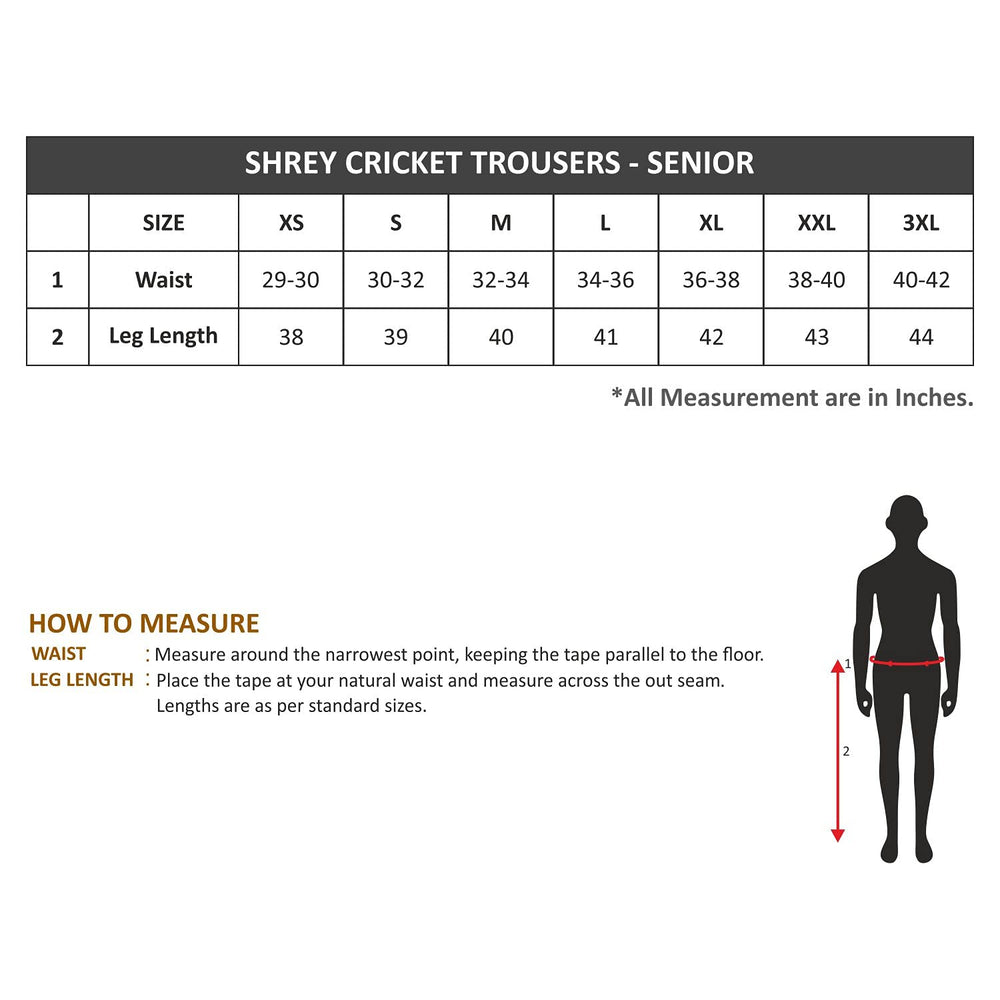 Shrey Cricket Premium Trouser - Best Price online Prokicksports.com