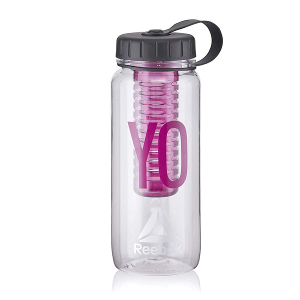 Reebok Tritan Infuser Water Bottle, 650 ML - Purple