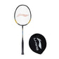 Li-Ning XP 800 Junior Badminton Racquet for Age 4 Yrs to 10 Yrs - Black/Orange (Half Cover) - Best Price online Prokicksports.com