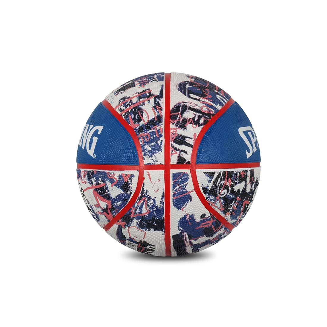 Spalding Garffiti Basketball, Blue/White/Red - Size 7 - Best Price online Prokicksports.com