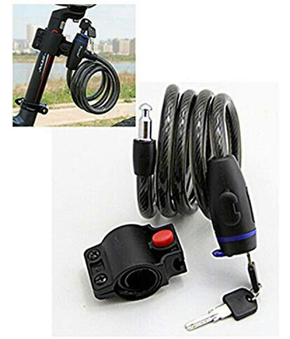 Prokick Heavy Duty Multipurpose Lock/Bicycle Cycle Bike Helmet Lock with Keys - Best Price online Prokicksports.com