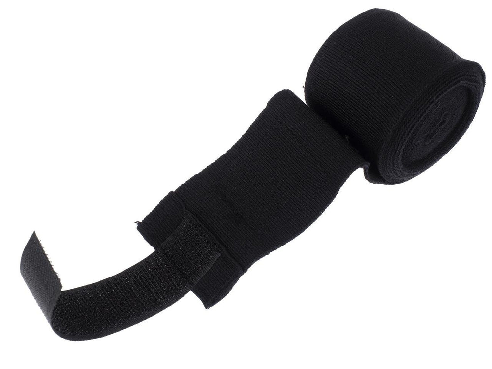 Venum Kontact Boxing Hand Wraps, 4 Mtrs - Black - Best Price online Prokicksports.com