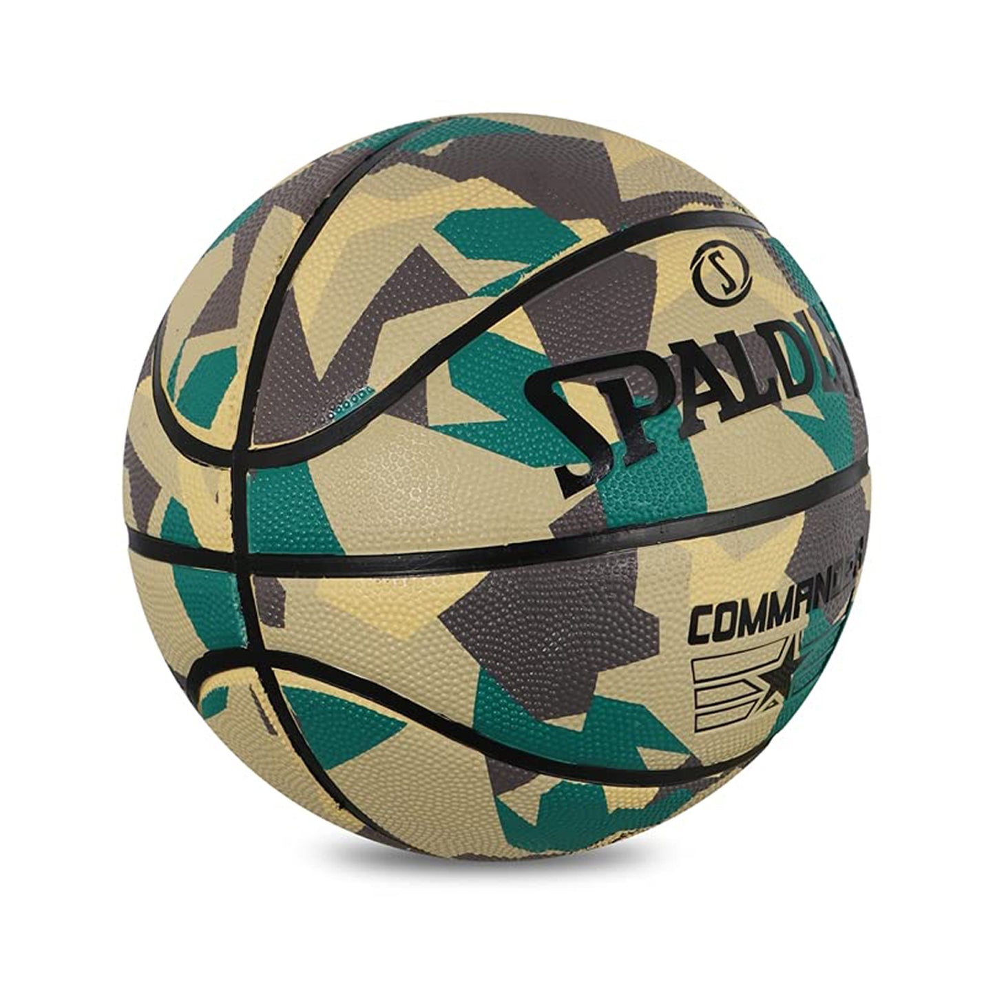 Spalding Commander Poly Basketball, Size 7 (Green) - Best Price online Prokicksports.com