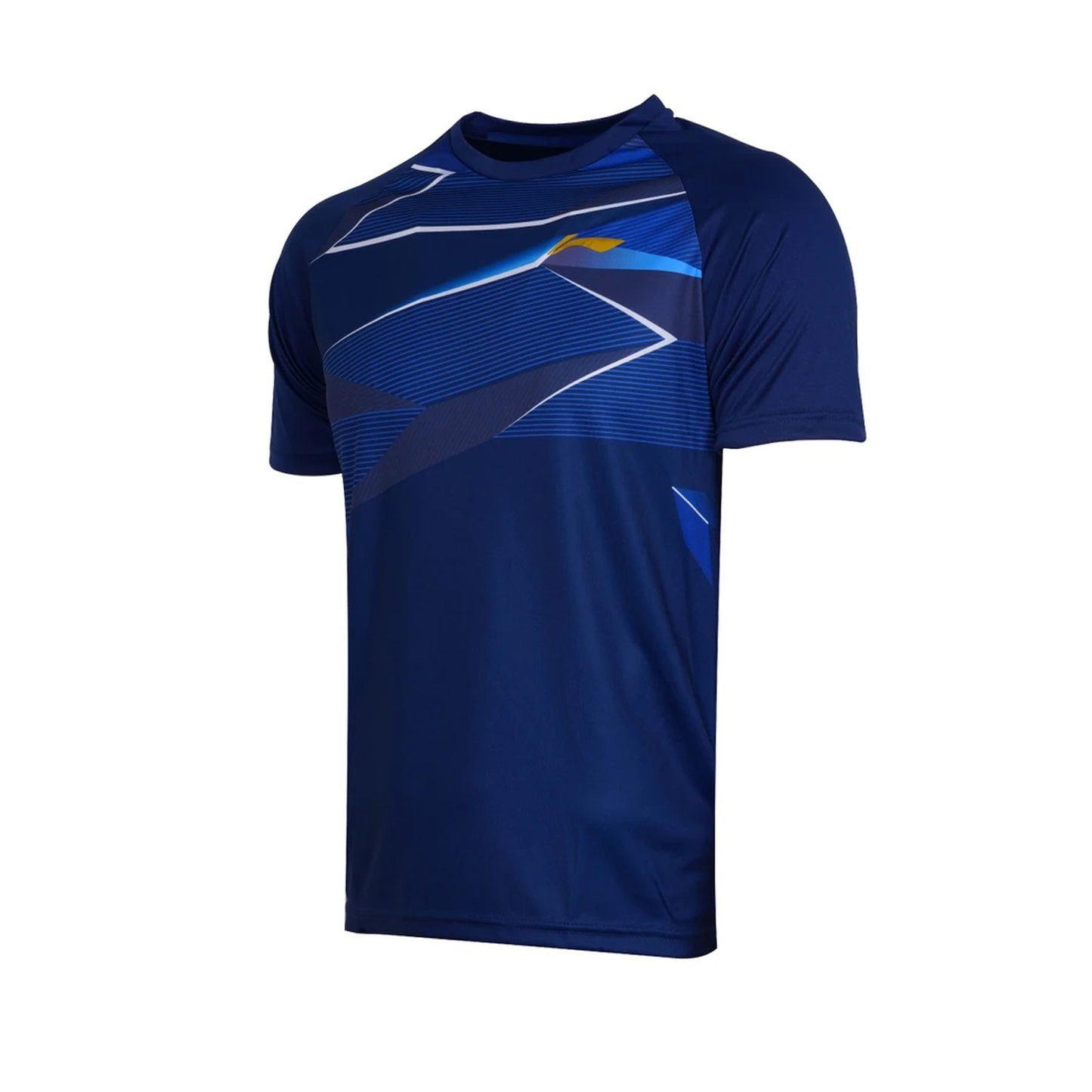 Li-Ning ATSR685 Round Neck Badminton Tshirt, Navy - Best Price online Prokicksports.com
