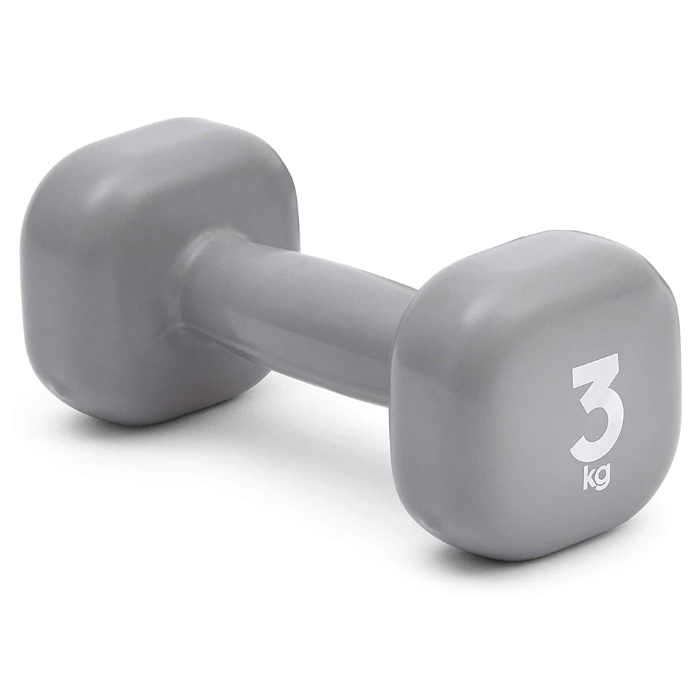 Reebok Unisex Dumbbells, Grey - 3 KG (Single Piece) - Best Price online Prokicksports.com