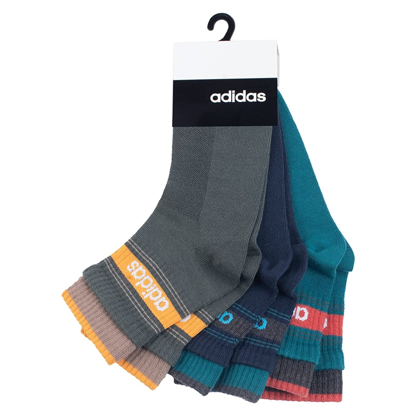 Adidas Original Flat Knit Ankle Cotton Socks, 3 Pairs - Best Price online Prokicksports.com