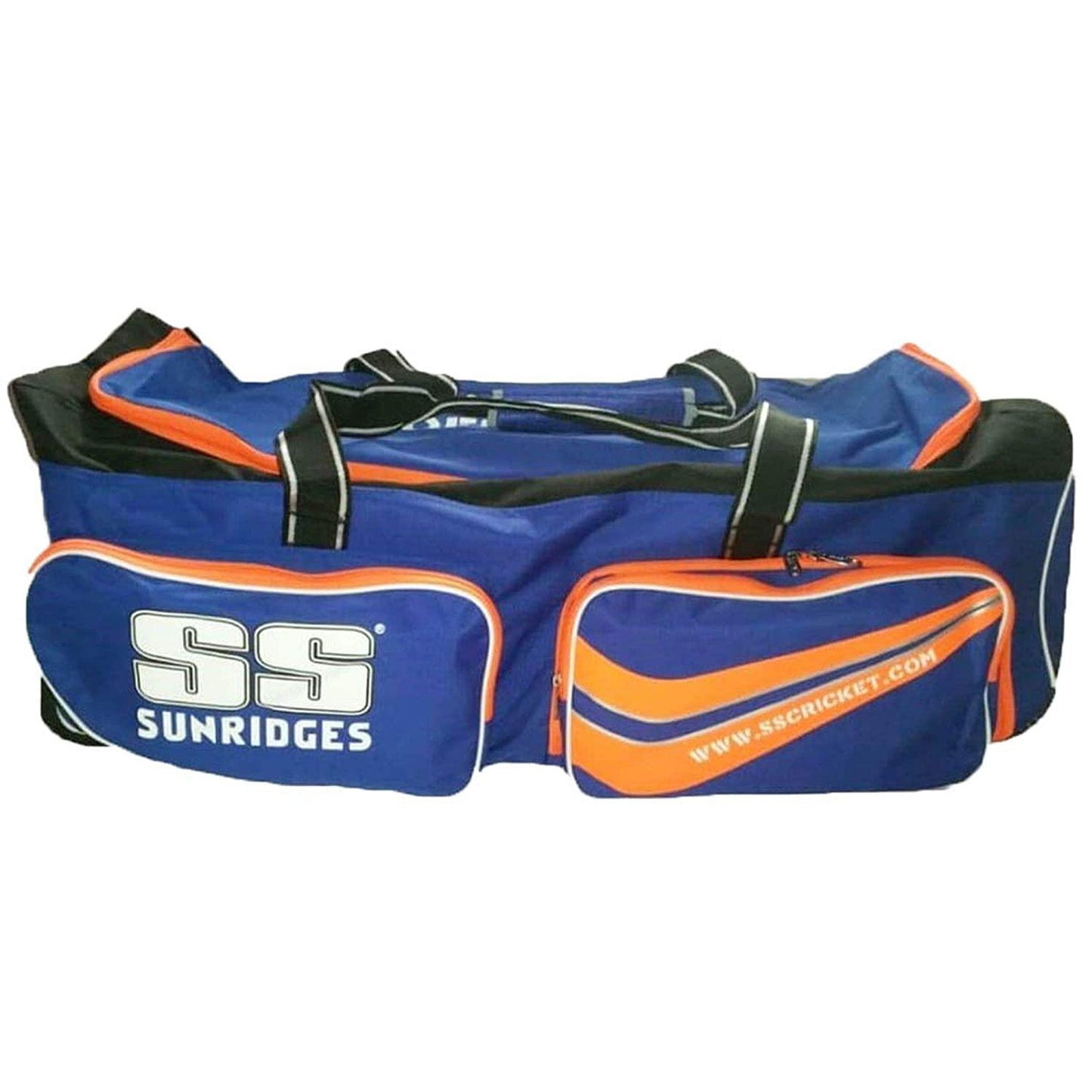 SS Professional Cricket Team Kitbag with Wheels - Blue/Orange - Best Price online Prokicksports.com
