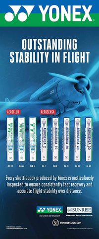 Yonex Aerosensa 2 Badminton Feather Shuttlecock – 12 Pieces (Pack of 1) - Best Price online Prokicksports.com