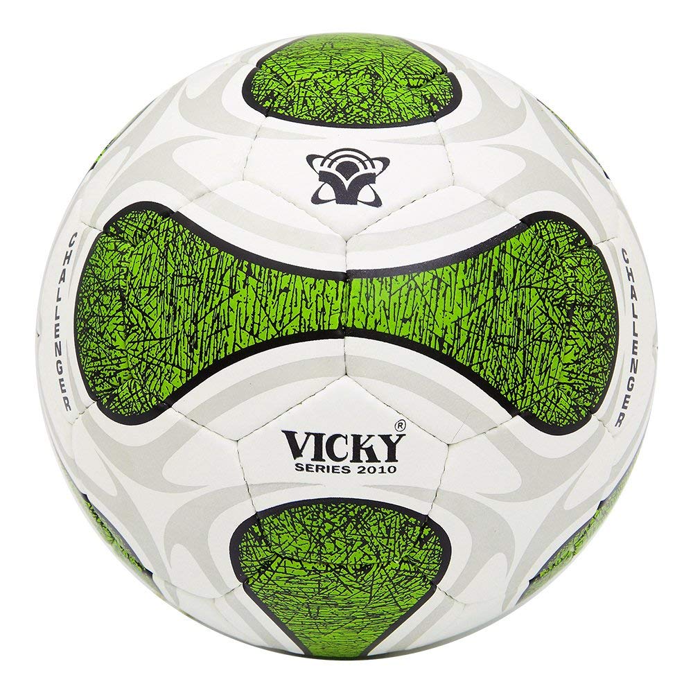 Vicky Challenger Football, White/Green- Size 5 - Best Price online Prokicksports.com