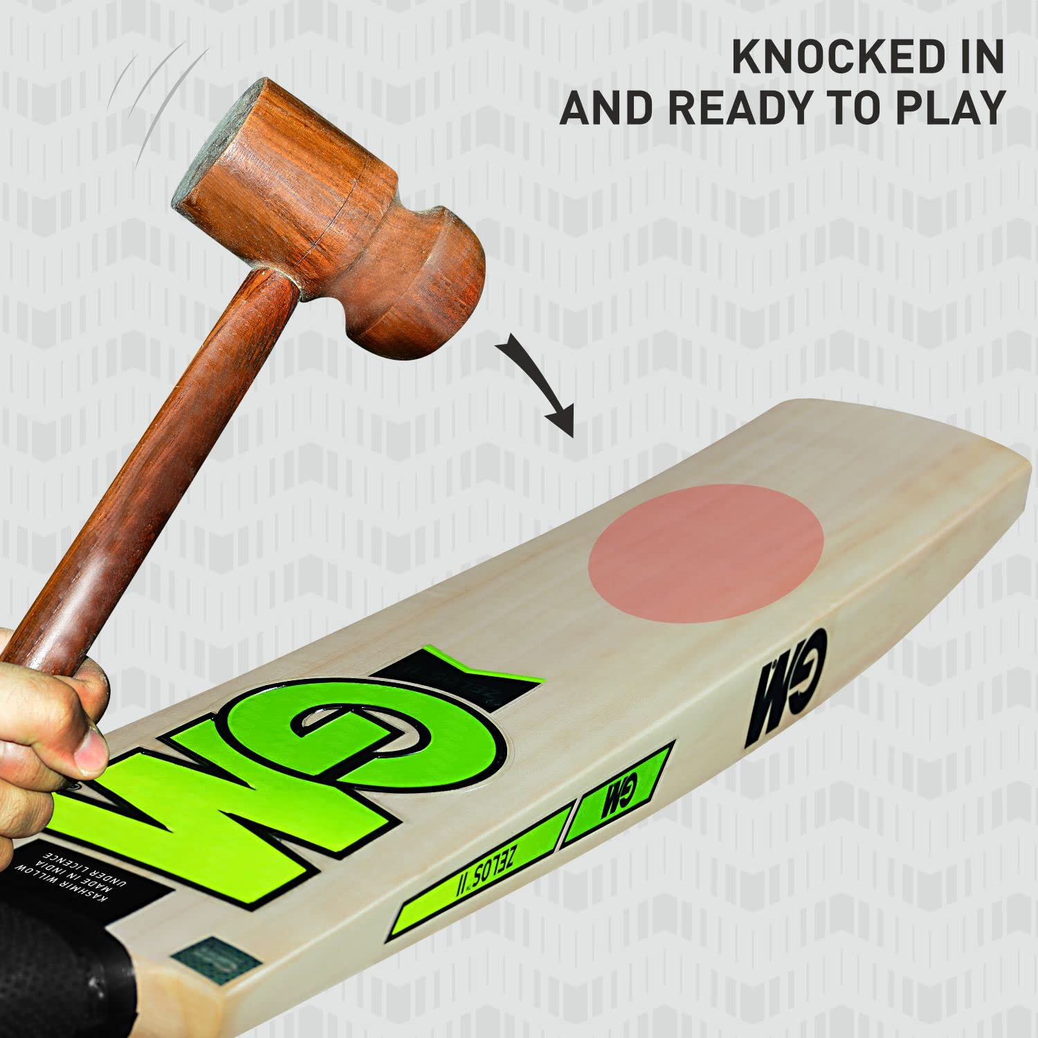 GM Zelos Striker Kashmir Willow Cricket Bat - Best Price online Prokicksports.com