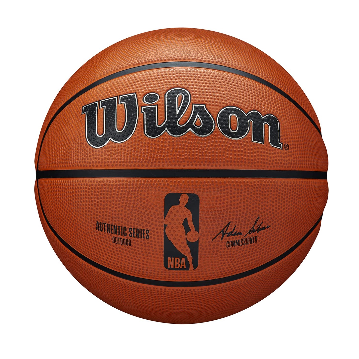 Wilson WTB7300XB07 NBA Authentic Series Outdoor Basketball, Size 7 (Brown) - Best Price online Prokicksports.com