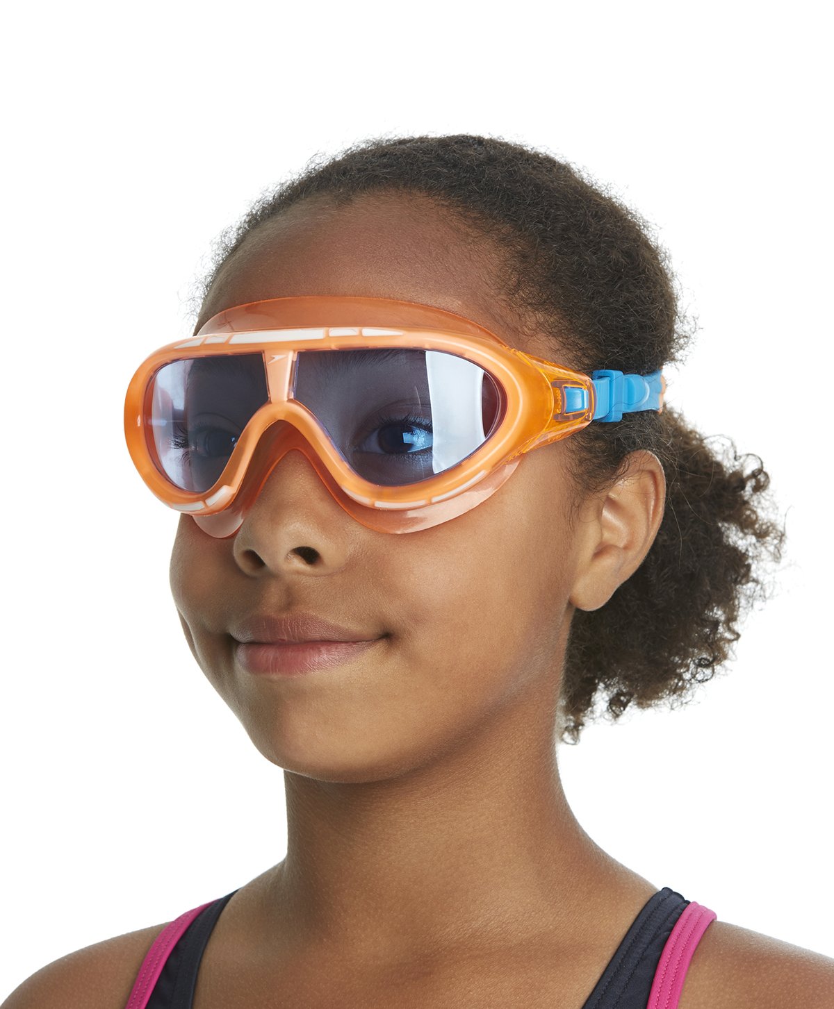 Speedo Unisex - Junior Rift Goggles (Orange/Blue) - Best Price online Prokicksports.com