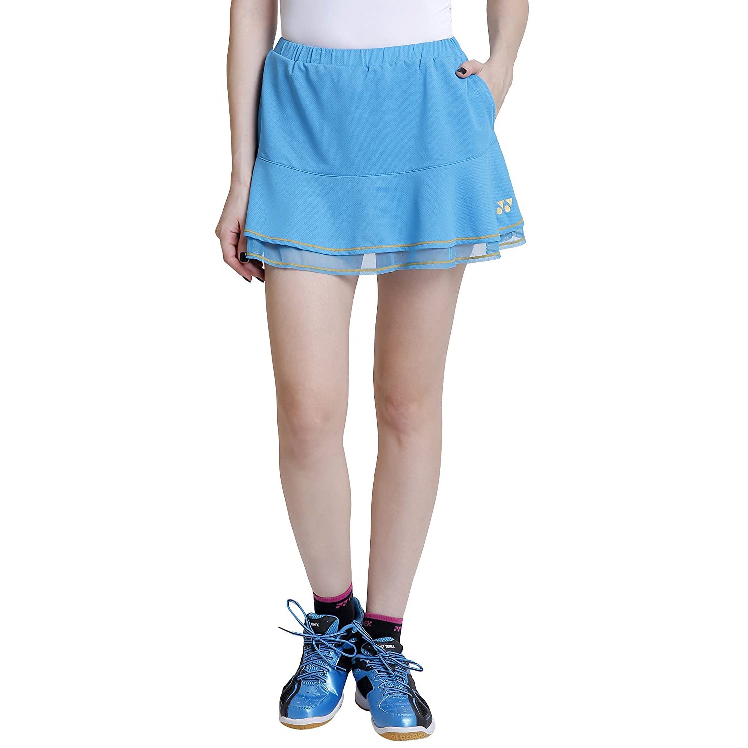 Yonex 26025 Skirt for Women, Bright Blue - Best Price online Prokicksports.com