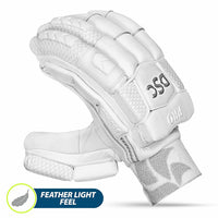 DSC Conder Pro RH Batting Gloves , White - Best Price online Prokicksports.com