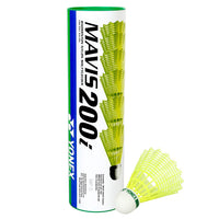 Yonex Mavis 200i Nylon Shuttle Cock, Yellow - 50 Cans - Best Price online Prokicksports.com