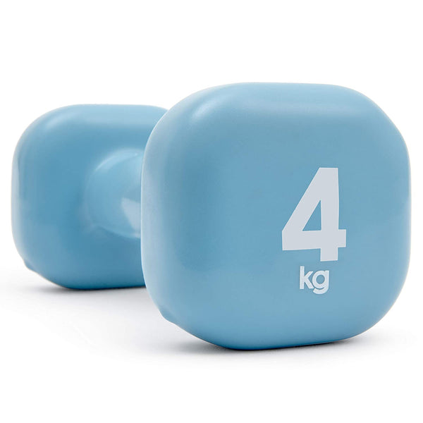 Reebok Unisex Dumbbells, Blue - 4 KG (Single Piece)