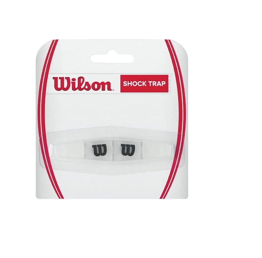 Wilson Shock Trap Tennis Vibration Dampener - Clear/Black - Best Price online Prokicksports.com