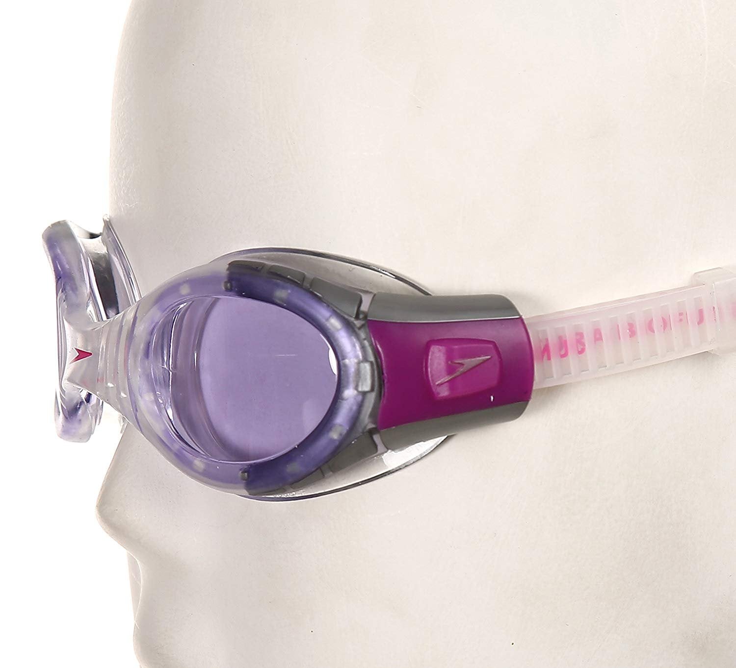 Speedo Futura Biofuse Junior Swimming Goggles - Silver Purple - Best Price online Prokicksports.com