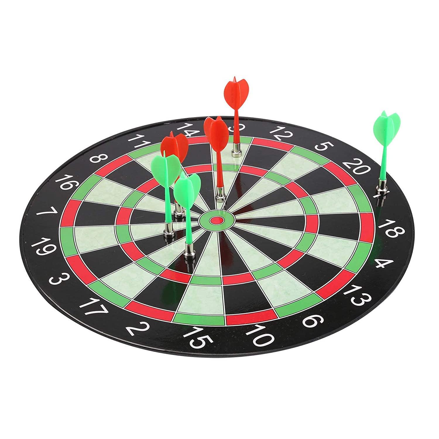 Prokick Double Sided Magnet Dart Board Game - with 6 Darts - Best Price online Prokicksports.com