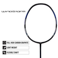 Li-Ning Windstorm 78 Plus Unstrung Badminton Racquet | Superlight 78g Frame | Aerotec Beam System | Dynamic Optimum Frame | High Tension Speed Racquet - Best Price online Prokicksports.com