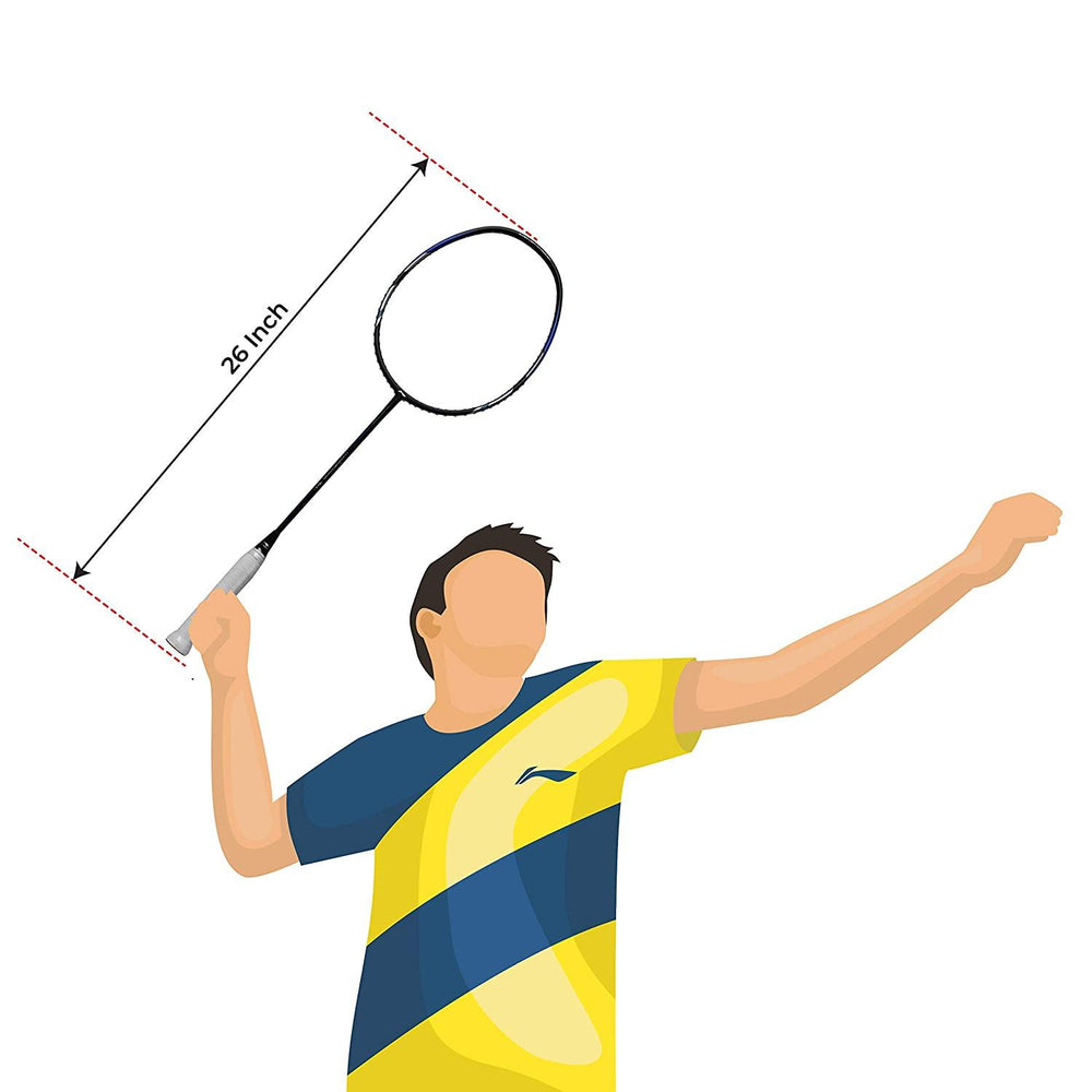 Li-Ning Windstorm 78 Plus Unstrung Badminton Racquet | Superlight 78g Frame | Aerotec Beam System | Dynamic Optimum Frame | High Tension Speed Racquet - Best Price online Prokicksports.com