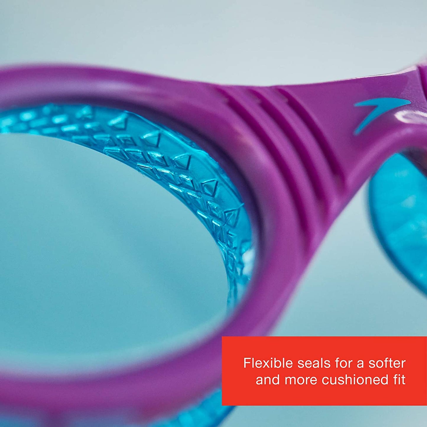 Speedo 811595C586 Futura Biofuse Flexiseal Goggles, Purple/Blue - Best Price online Prokicksports.com