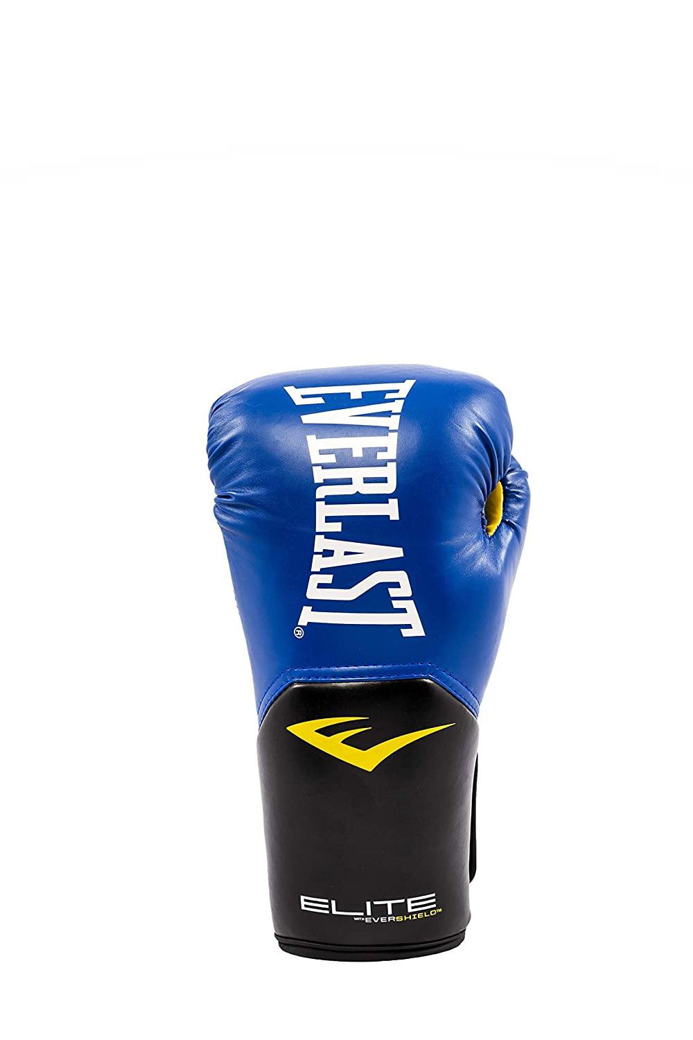 Everlast Elite Pro Style Training Gloves, Blue, 8 oz - Best Price online Prokicksports.com