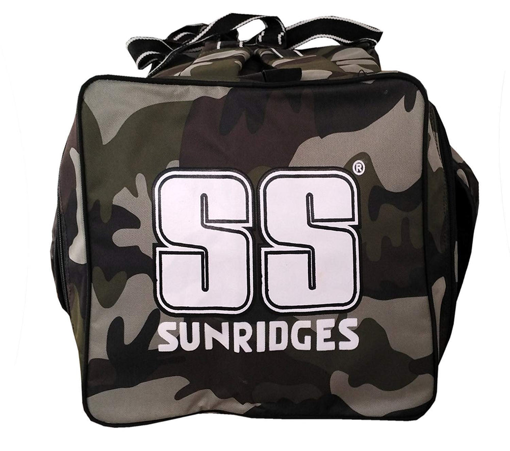 SS Cricket Kit Bag Camo Duffle (Green Camo) - Best Price online Prokicksports.com