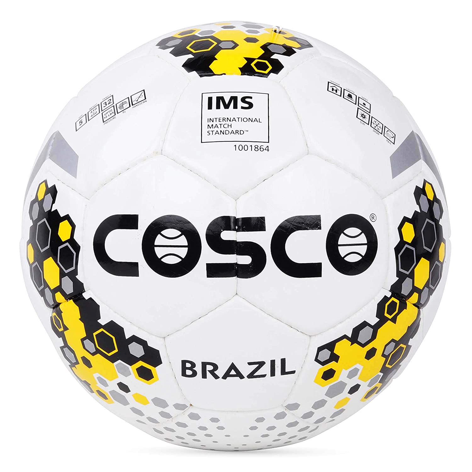 Cosco Brazil Foot Ball, Size 5 - Best Price online Prokicksports.com