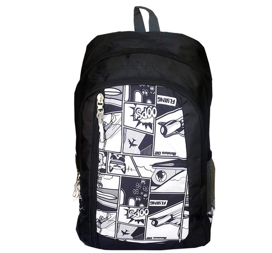 Prokick 30 Ltrs Lite Weight Waterproof Casual Backpack | School Bag, Black - Best Price online Prokicksports.com