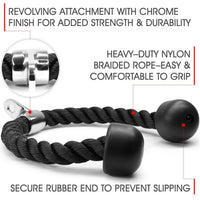Prokick GA003 Triceps Rope - Best Price online Prokicksports.com