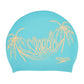 Speedo Slogan Print Swimming Cap, Free Size (Blue/Orange) - Best Price online Prokicksports.com