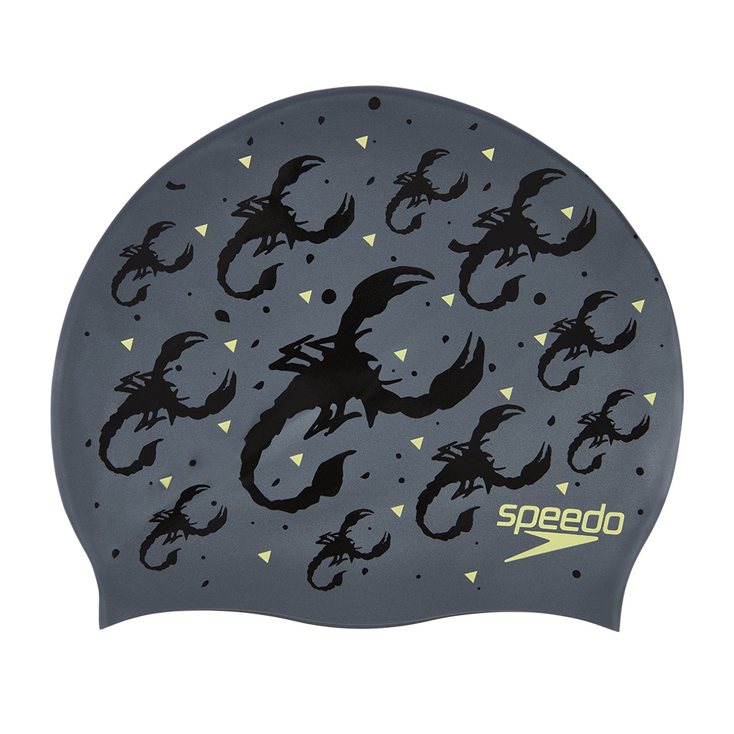 Speedo Slogan Print Swimming Cap, Free Size (Grey/Black) - Best Price online Prokicksports.com