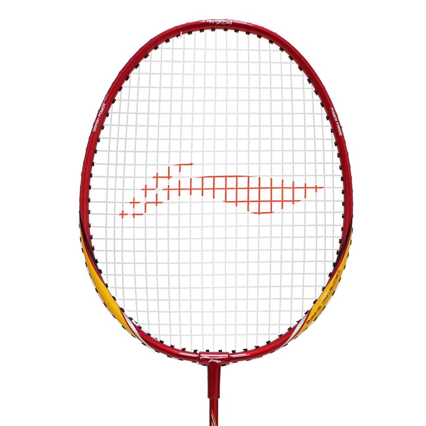 Li-Ning XP 900 Junior Badminton Racquet for Age 4 Yrs to 10 Yrs - Red/Orange (Half Cover) - Best Price online Prokicksports.com