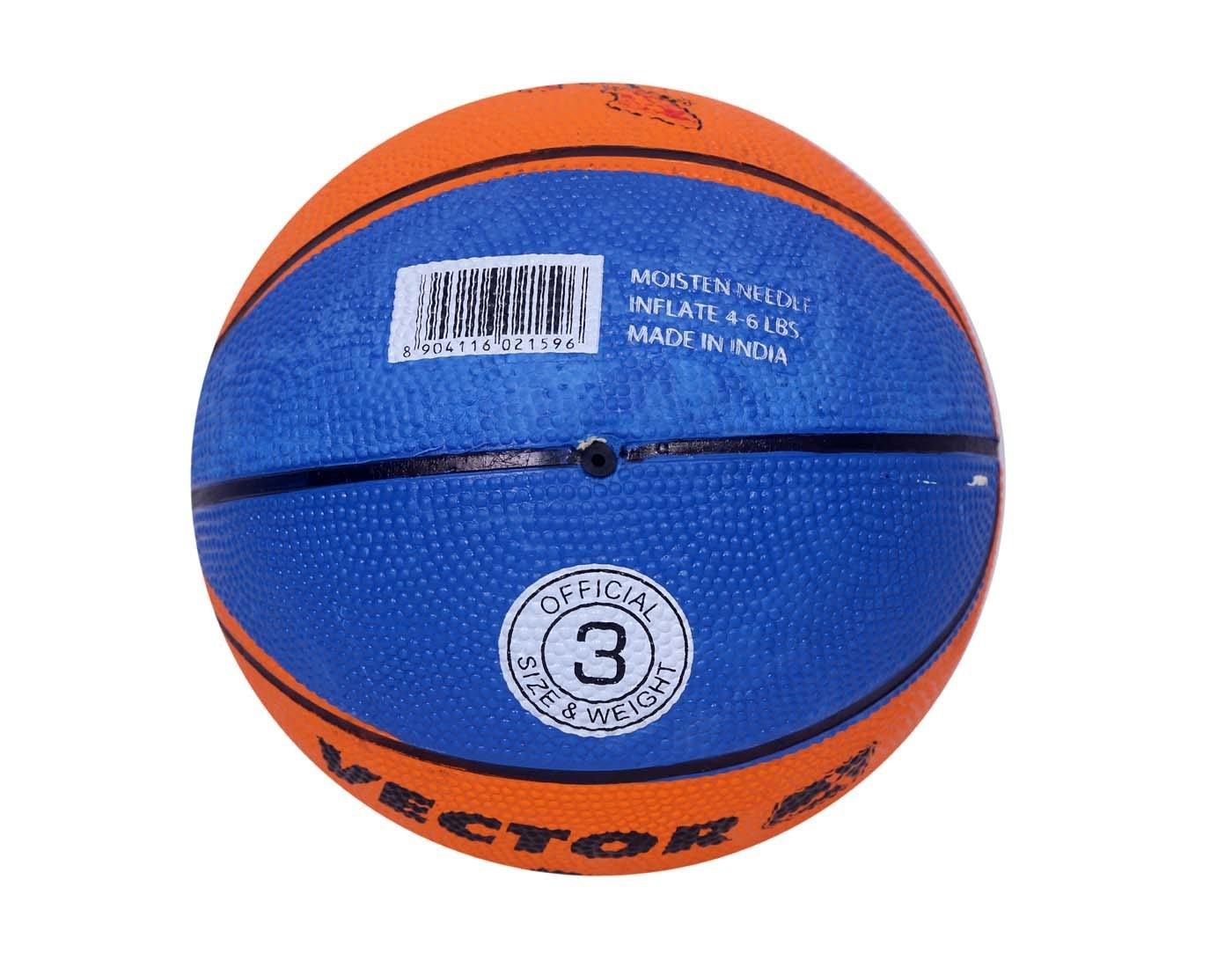 Vector X Toon Basketball, Men's Size 3 Blue/Orange - Best Price online Prokicksports.com