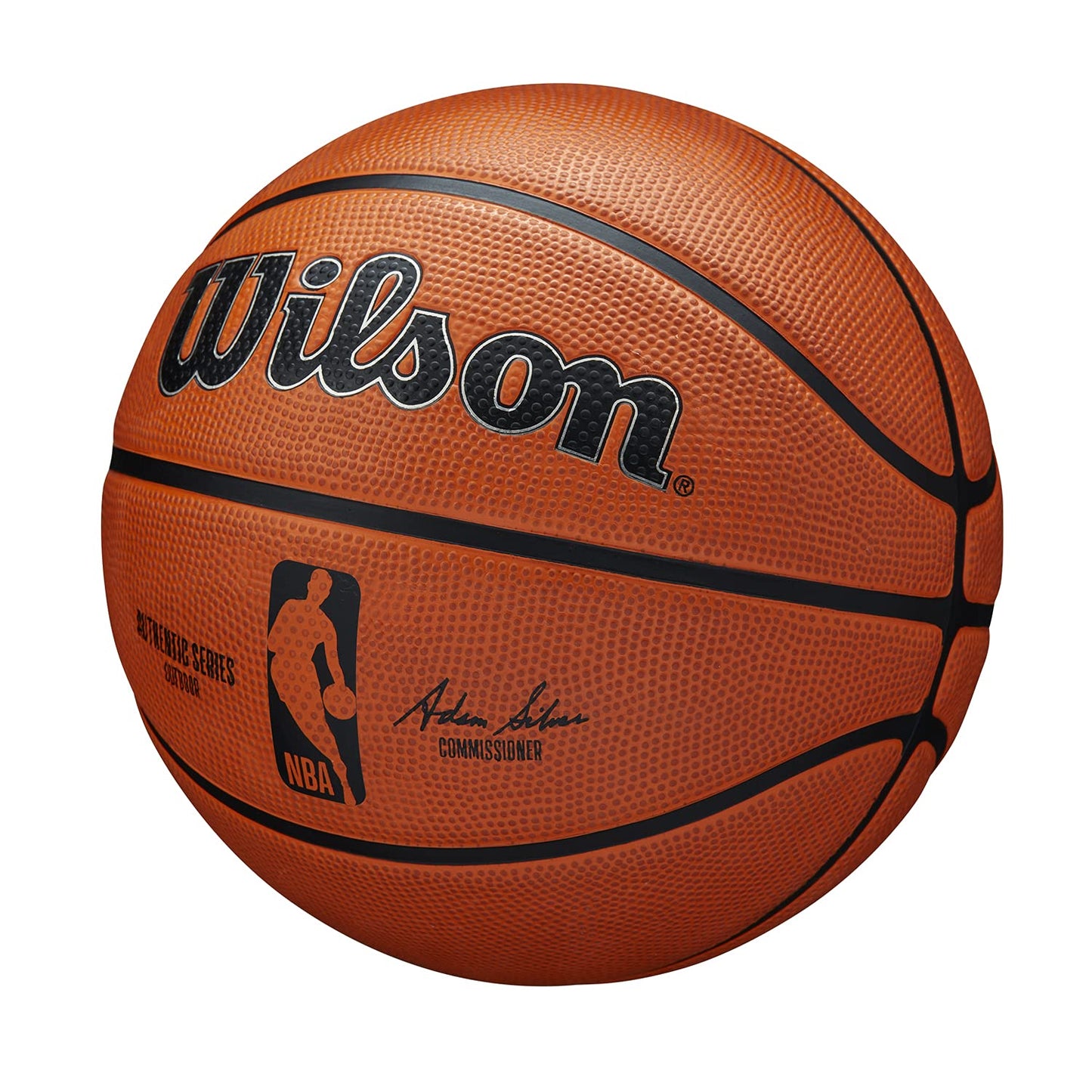 Wilson WTB7300XB07 NBA Authentic Series Outdoor Basketball, Size 7 (Brown) - Best Price online Prokicksports.com