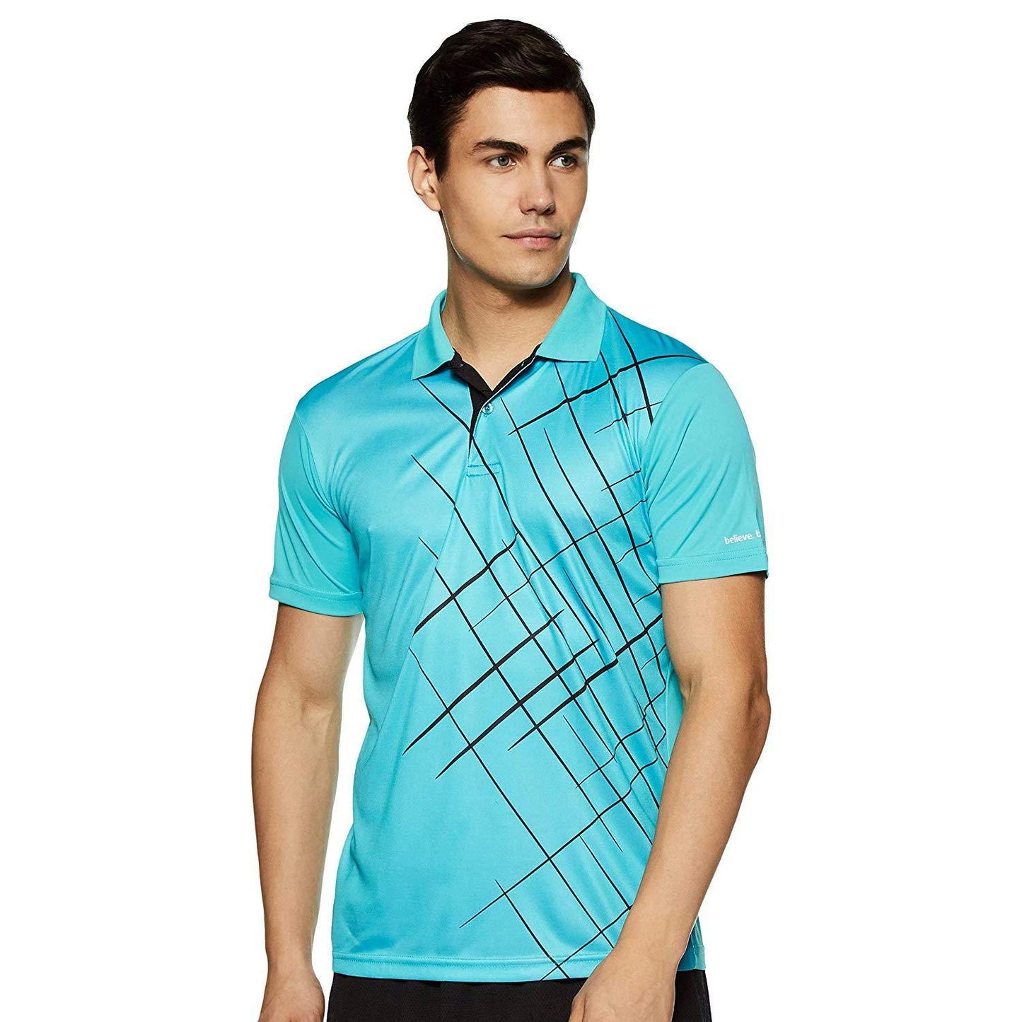 SG POLO3316 Polyester T-Shirt Aqua Green - Best Price online Prokicksports.com