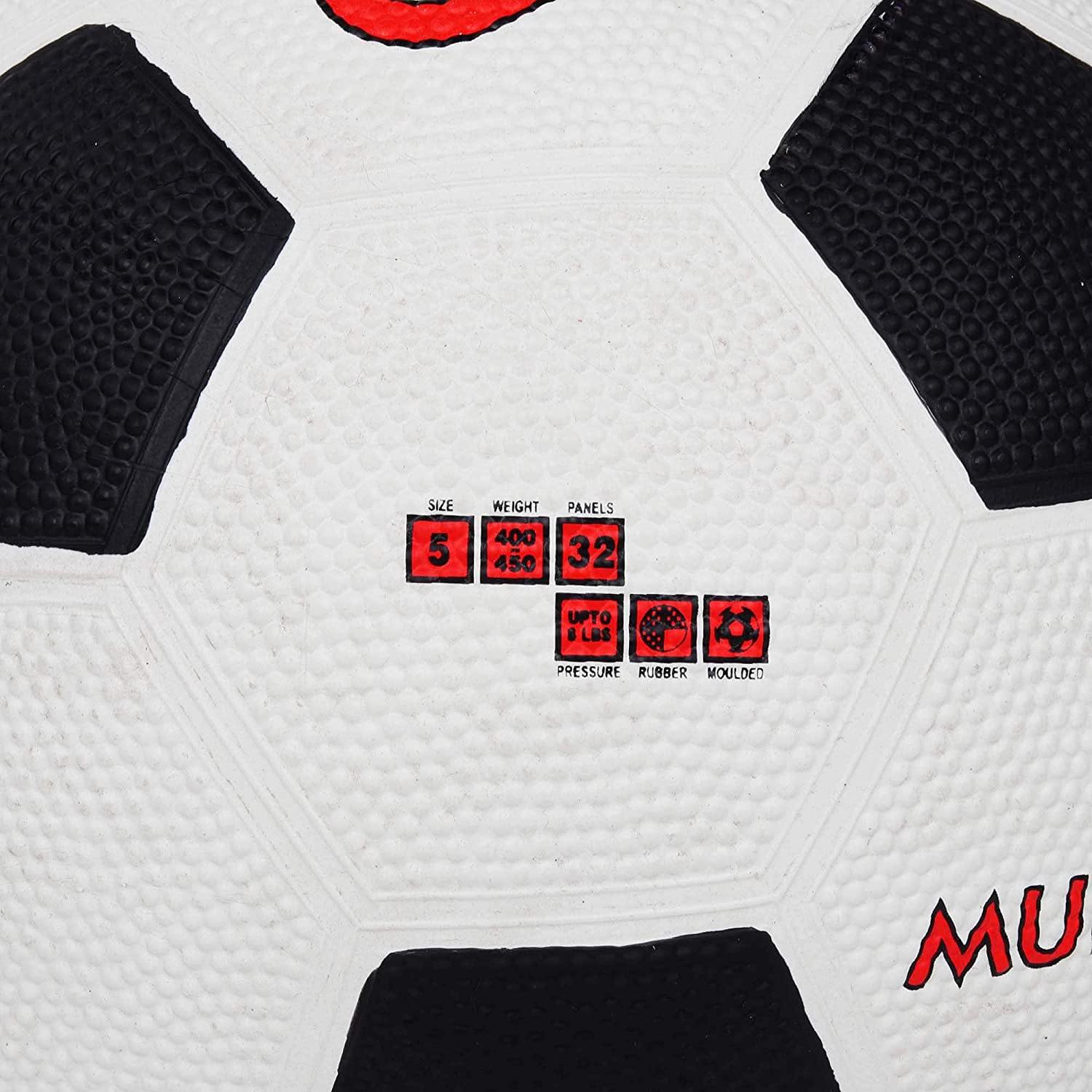 Cosco 14013 Mundial Foot Ball, Size 5 (White/Black) - Best Price online Prokicksports.com