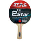Stag 2 Star Table Tennis Racket - Red/Black - Best Price online Prokicksports.com