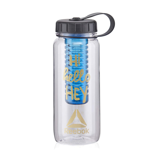 Reebok Tritan Infuser Water Bottle, 650 ML - Blue