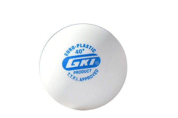 GKI Euro Plastic Ping Pong Ball - Size: 40+