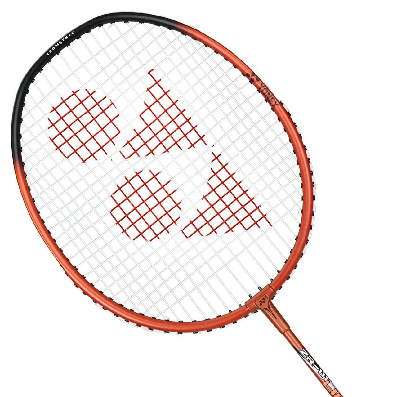 Yonex ZR 111 Light Strung Badminton Racquet, Orange (Full Cover) - Set of 2 Racquets - Best Price online Prokicksports.com