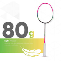 Li-Ning Air Force 80 Lite Carbon Fibre Badminton Racket - Best Price online Prokicksports.com