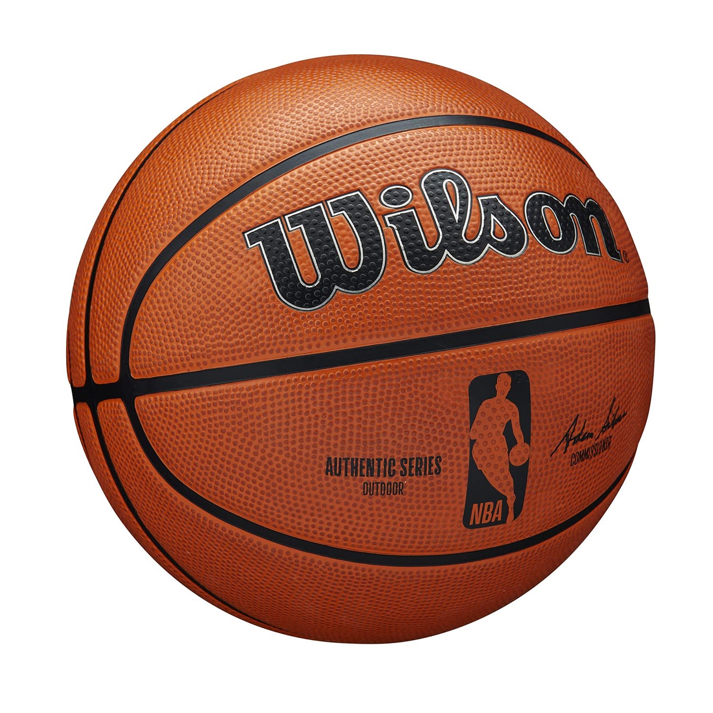 Wilson WTB7300XB07 NBA Authentic Series Outdoor Basketball, Size 7 (Brown) - Best Price online Prokicksports.com