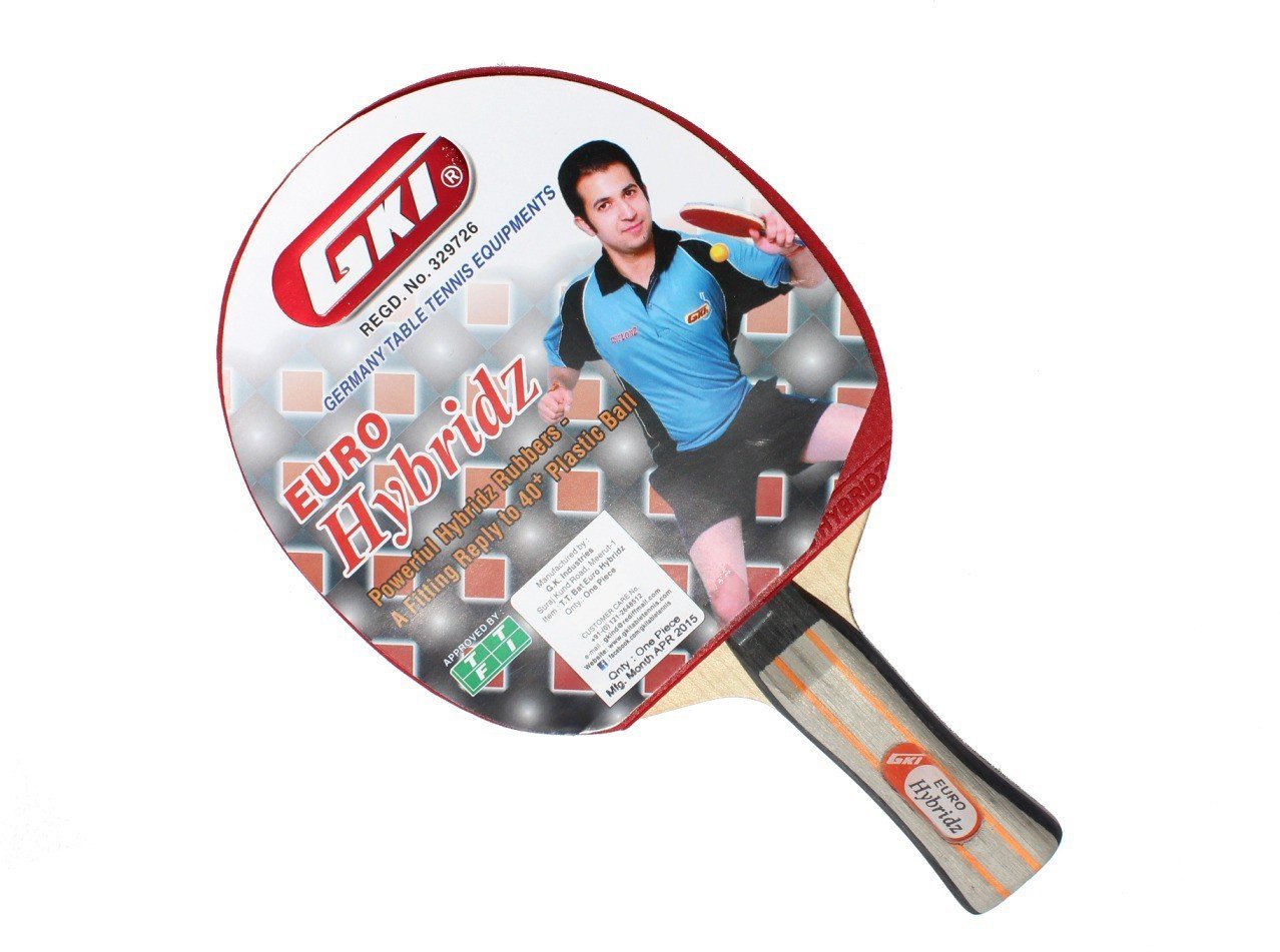 GKI Euro Hybridz Table Tennis Racquet - Best Price online Prokicksports.com
