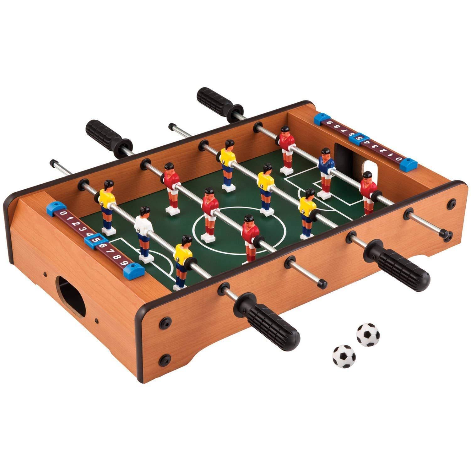 Prokick Mid-Sized Foosball, Mini Football, Table Soccer Game (51 Cms) with 2 Balls, 4 Rods and Score Keeper - Best Price online Prokicksports.com